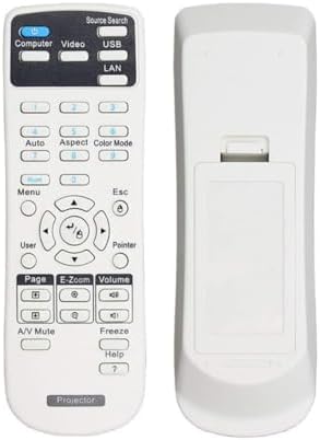 Replacement Remote for Epson Projectors | Compatible with BrightLink 675Wi+/680Wi/685Wi+/695Wi+/696Ui/710Ui | PowerLite 670/675W/680/685W/700U | Home Cinema LS100 | Infrared Controller image 4