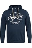 Blend BT Tobias Hoodie Herren Big & Tall Kapuzenpullover Vintage Pullover mit Kapuze Große Größen bis 6XL, Größe:4XL, Farbe:Dress Blues (194024)