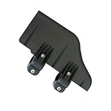 Meiliyizu Abrazadera de timón, abrazadera de timón para timón de barco para eje de motor de arrastre de 1.15 pulgadas, adecuada para pontón inflable, pesca, kayak