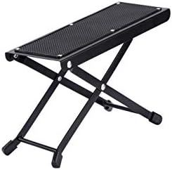 Alida Guitar Foot Rest Stool 5-Tune Adjustable Rest Black For Classical guitar Ukulele