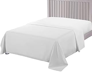 Sapphire Collection 800 Thread Count Pure Egyptian Cotton Super Soft Hotel Quality Flat Sheet (King Flat Sheet)