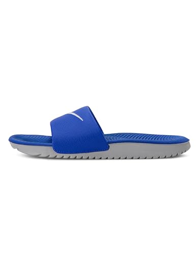 Nike Kawa Little/Big Kids' Slides, Hyper Cobalt/White, 1Y