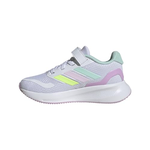 Image of adidas Kids' Marvel Run Falcon 5 Elastic Lace & Strap Shoe