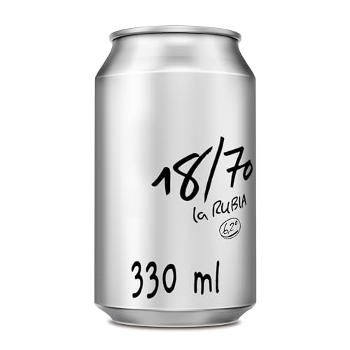 18/70 La Rubia Cerveza Especial Lata 33cl