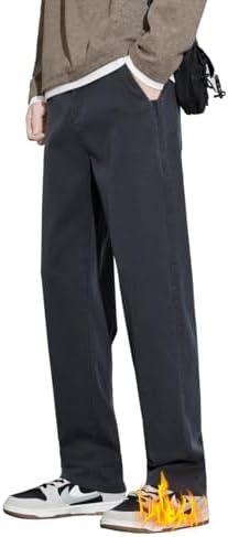 （09:30時点） [HMT] ズボン メンズ 秋服 防寒 ワイドテーパードパンツ ゆったり イージーパンツ 厚手 ずぼん カジュアルぱんつ 冬服 ボトムス ロング丈 人気 無地 ラウンジパンツ 大きいサイズ トラウザーズ 秋 冬 (JP, アルファベット, 4XL, #13:グレー(裏起毛))