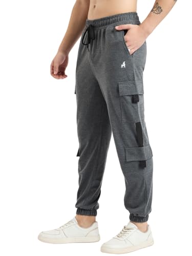 Image of Modeve Men's Cargo|| Joggers Style Solid Trackpant