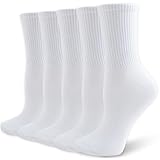 Wamicu Socken Damen 5 Paar, Dünne Tennissocken Damen Sportsocken Baumwollsocken Laufsocken...