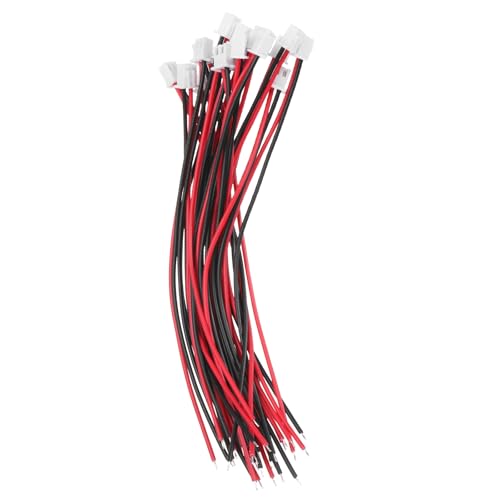 Kit de 20 conectores XH 2.54mm 2 pines con cable 22 AWG 150mm miniatura 4