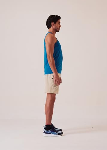 Image of STRCH Men's Gym Tank Top | Regular Fit Sleeveless Activewear Vest | Crew Neck Workout Tank for Gym, Running, Training & Fitness | UV Protection & Anti-Odour