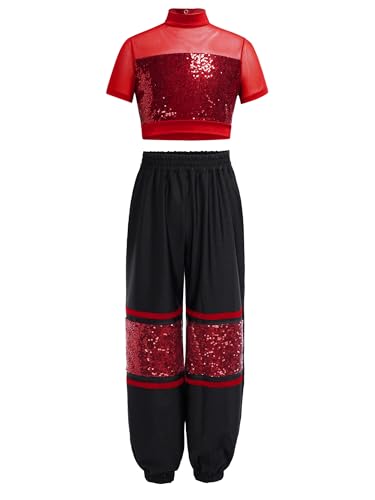 Costumes de fête tenue de danse scintillante haut de gamme pour filles Aislor