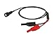 Cal Test Electronics CT2587 PVC Jacketed Coaxial Cable Assembly, Insulated BNC Male to Stacking Sheathed Banana Plug Connector, 50 Ohm, 200cm Length, Black (Pack of 10)