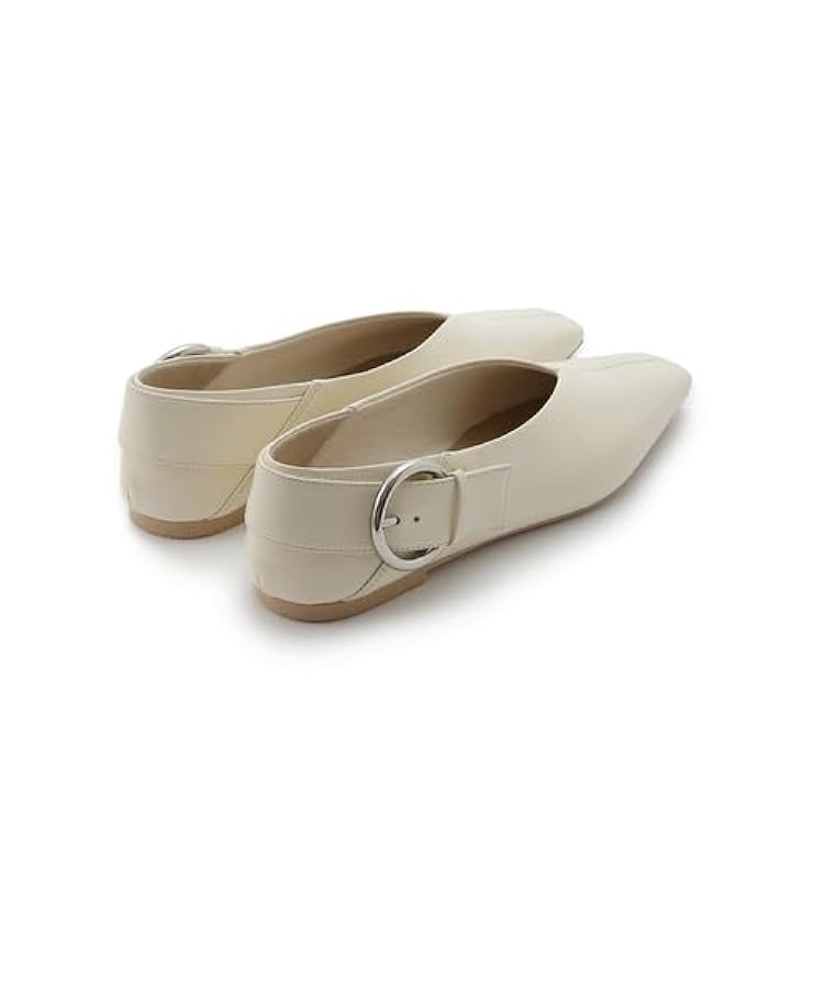 Amazon | [フレイ アイディー] バックルフラットパンプス