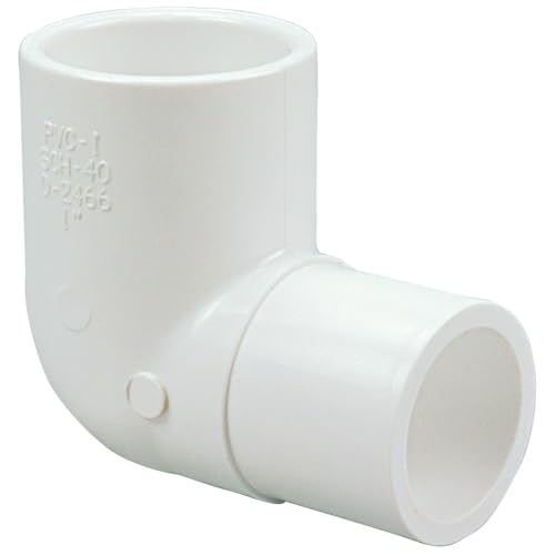 NIBCO Fig No 409-007, 3/4 in. PVC 90 Degree Street Elbow Spigot x Slip, Schedule 40, Solvent Weld