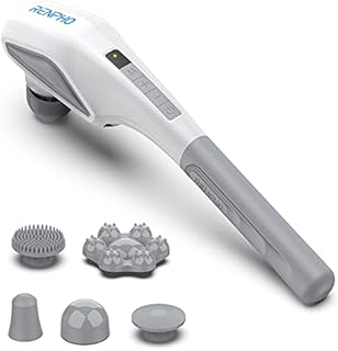 Handheld Back Massager, RENPHO Cordless Deep Tissue Body Massager with Battery Indicator, Electric