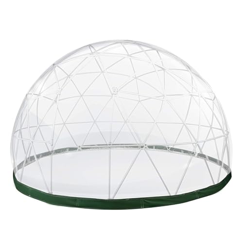 Tienda de campaña de burbujas para jardín, patio, comedor, impermeable, transparente, cubierta de TPU para 5 y 7 personas, 3,6 m, tienda de campaña iglú de burbujas