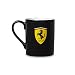 Ferrari Black Shield Coffee Mug