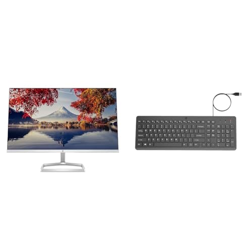 Image of HP M27f 27-inches 68.6cm 1920 x 1080 Pixels Eye-Safe Certified Full HD IPS 3-Sided Micro-Edge Monito