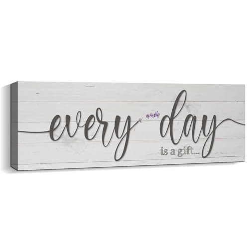 Every Day is a Gift Signs Wall Decor Inspirational Quotes