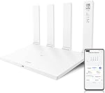 WiFi 6 HUAWEI AX3 Maison intelligente WiFi Routeur - Quad-Core Gigahome CPU jusqu'à 3000 Mbps, OFDMA Technologie, 2.4Ghz & 5Ghz Routeur sans fil à double bande Soutien jusqu'à 128 Dispositifs (CAD Version & Garantie)
