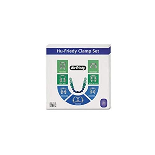 Hu-Friedy RDCSET7 Rubber Dam Clamp, Satin Steel