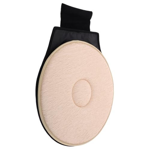 GANAZONO 回転クッション 高齢者用回転シートクッション 回転椅子のクッション スイベルカーシートクッション 車用スイベルパッド チャイルドシートの回転 車椅子パッド ポリエステル Beige