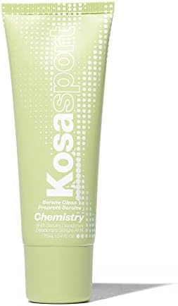 Kosas Chemistry Deodorant | BO-Fighting AHA Serum, Nourishing and Stain-Free, (Serene Clean)