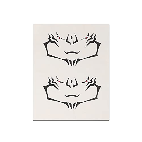 Miniatura 2 de Rulercosplay Tatuaje de transferencia para Itadori Yuji, Ryomen Sukuna de Anime Jujutsu Kaisen Accesorio Cosplay (Ryomen Sukuna)