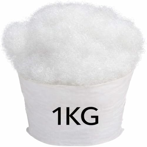 Hollow Fibre Stuffing/Filling/Fill Toys Pillows Cushion Covers Polyester Filling Craft High Grade Hollowfibre Filling (1KG)