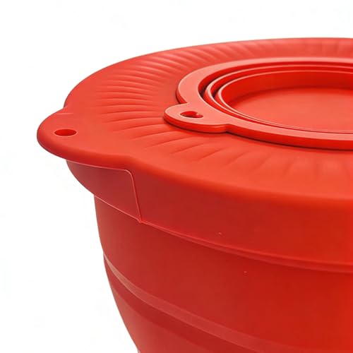 Protector de salpicaduras para batidora de mano de tamaño universal y barrera flexible 8