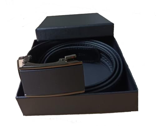Classic Men's Ratchet Belt with Automatic Buckle, Suitable forvarious crowd.for personal use and gift giving.2