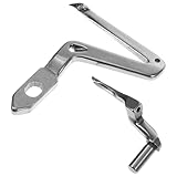 Homoyoyo Rostresistenter Overlock Nähmaschinen Untergreifer aus Edelstahl Langlebiges Nähmaschinenzubehör für Dicke Stoffe Kompatibel mit Praktischer Ersatzteil für Handarbeiten