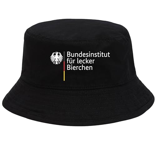 Bundesinstitut für lecker Bierchen Hut Lustiger Malle Bucket Hat...