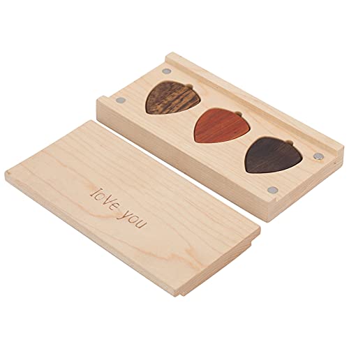 Kit de médiator de guitare en bois pour boucles d’oreilles et engrenages - Les Beatles, Paul McCartney, John Lennon, RIngo Starr, George Harrison Kit de médiator de guitare en bois pour boucles d'oreilles et engrenages