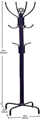 Frenchi Home Furnishing Cr002 Coat Rack, 12 Hook, Black #TOP6