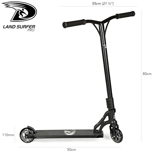 Land Surfer Pro Stuntstep Met Geanodiseerde Aluminium Plank Kick/Push 360 Draaien Trucjes Straat - Afbeelding 6
