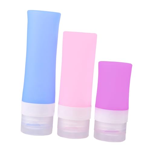 VICASKY Coffret De Voyage Silice Flacons De Voyage Petites Bouteilles Silicone Avec Sac Pvc