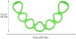 Saycker 7 Ring Stretch and Resistance Exercise Band for Home Fitness, Center Workout, Physical Therapy