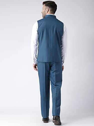 Image of hangup Men's Synthetic Notch Lapel Suit (2BasketTR Dodger 42 Electric Blue