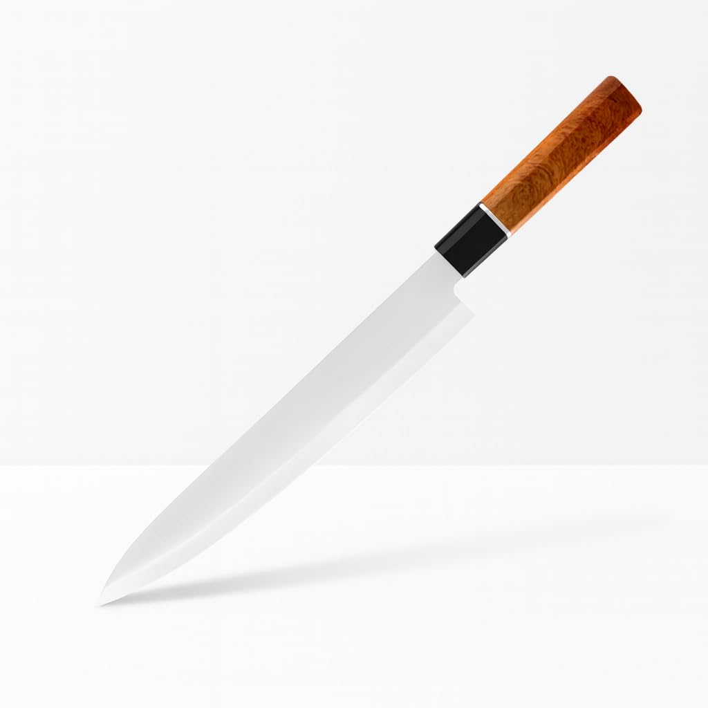 Machado Stainless Steel Japanese Sekiryu Sashimi Sushi Fish Knife with Octagonal Handle-picture-25