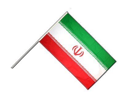 Drapeau Iran sur hampe Digni 60 x 90 cm pavillon national perse