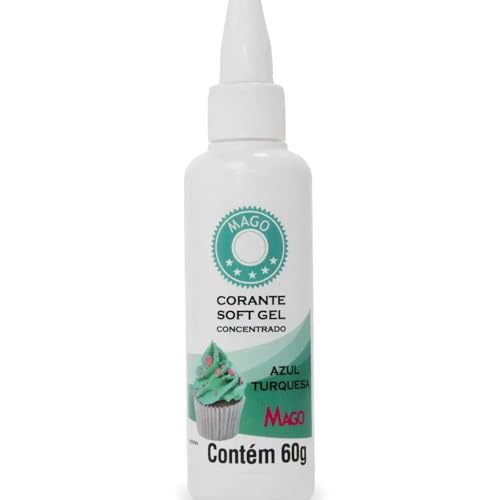 Corante Soft Gel Azul Turquesa 60g