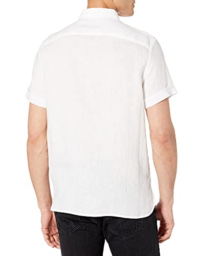 Perry Ellis Men's 100% Linen Short Sleeve Button-Down Shirt, Regular Fit (Sizes S-5X)2