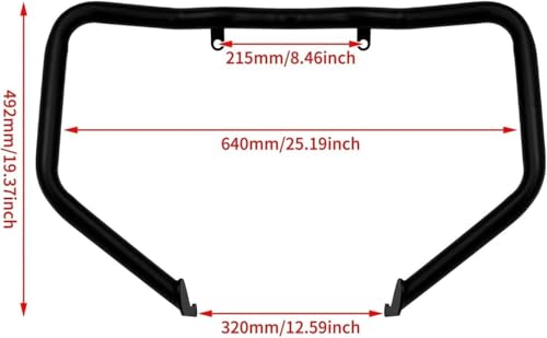Crash bar avant de qualité supérieure pour moto Sportster S RH1250S