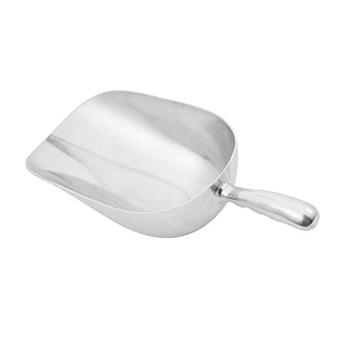 Betolla 58 oz Aluminum Utility Scoops – Contoured Handle Heavy-Duty Scoops for Dry Goods, Spices, Popcorn, Candies & Flour