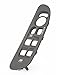 Master Driver Side Window Switch Bezel Trim for 2002-2005 Dodge Ram 1500 2500 3500 Quad Cab Replace OE 5HZ71WL5AE 5HZ71WL5AD 5HZ71XDVAE Cover Panel Plate (Grey)