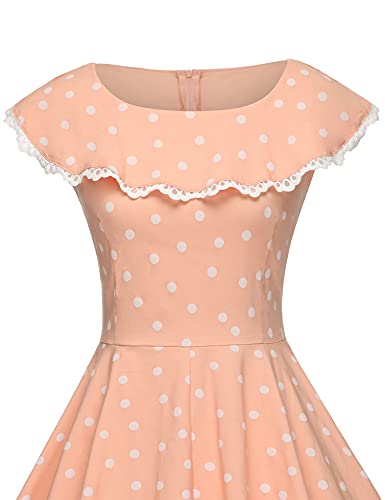 Gowntown Vintage Polka Dot Retro Cocktail Prom Dresses 50'S 60'S Rockabilly Dresses,Dot,Xx-Large #TOP3