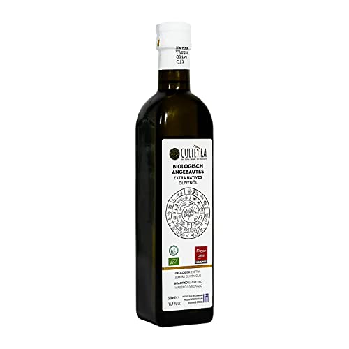 Culterra Olivenöl Bio extra nativ kaltgepresst aus Kreta 500 ml .Sortenrein sehr mild. Bio zertifiziert Cover