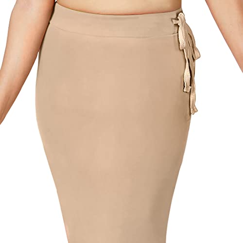 Image of dermawear Women Blended Fabric Saree Shapewear Everyday Petticoat (SSE-407)