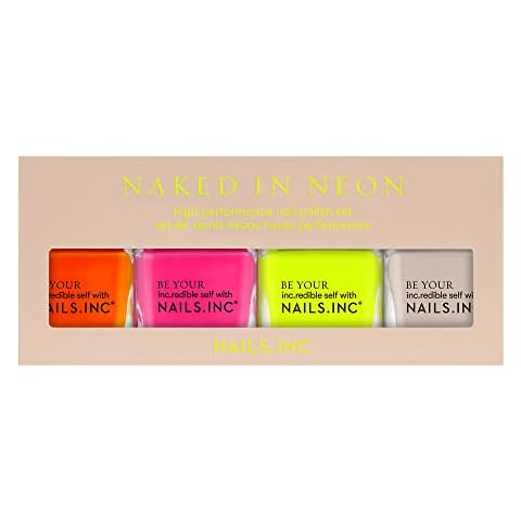 Nails Inc Naked in Neon Nagellack-Set 4-teilig Cover