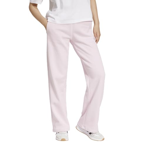 adidas Womens Essentials Small Logo Feel Cozy Open Hem Pant